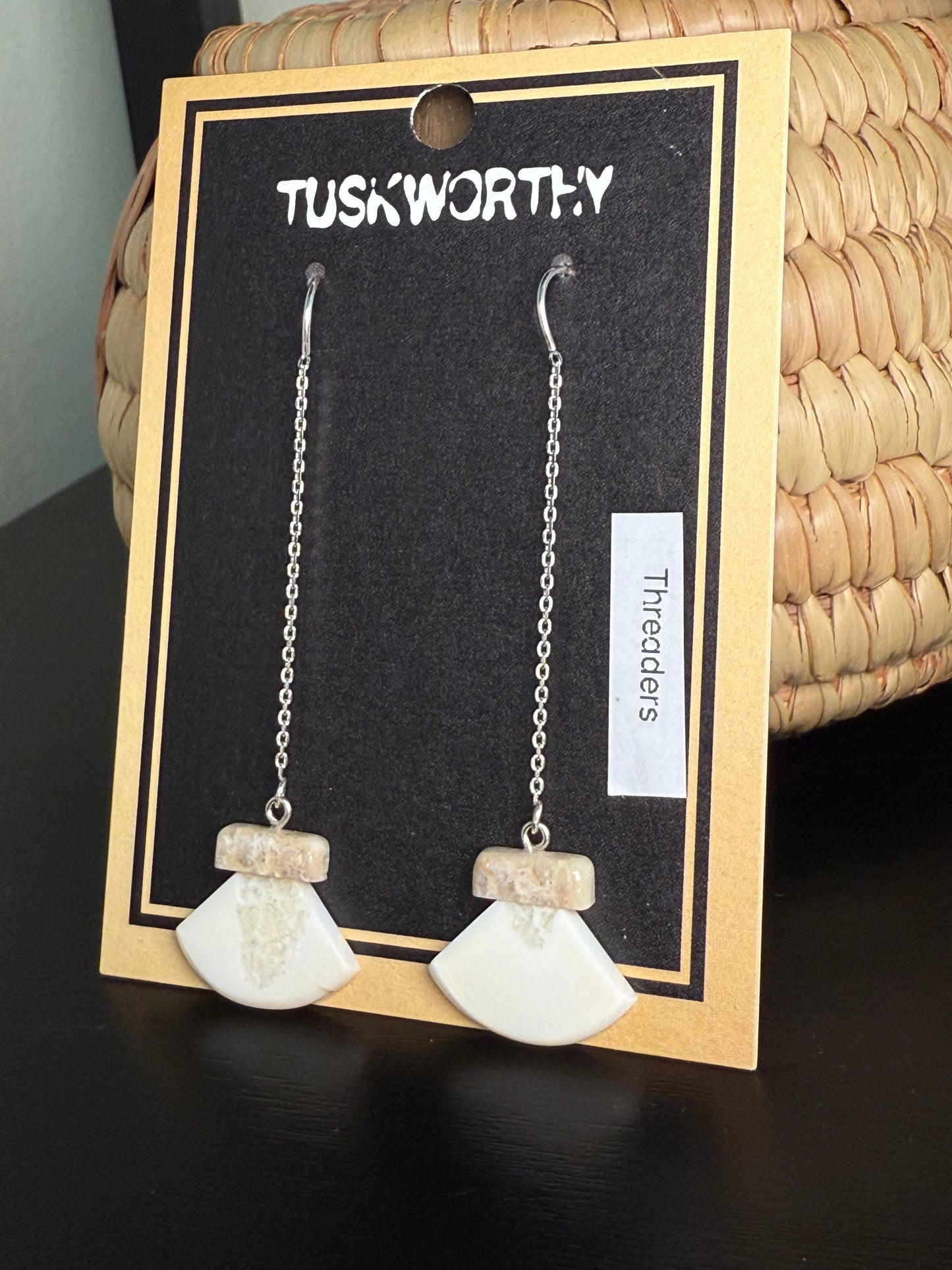 Ivory Uluaq Threader Earrings