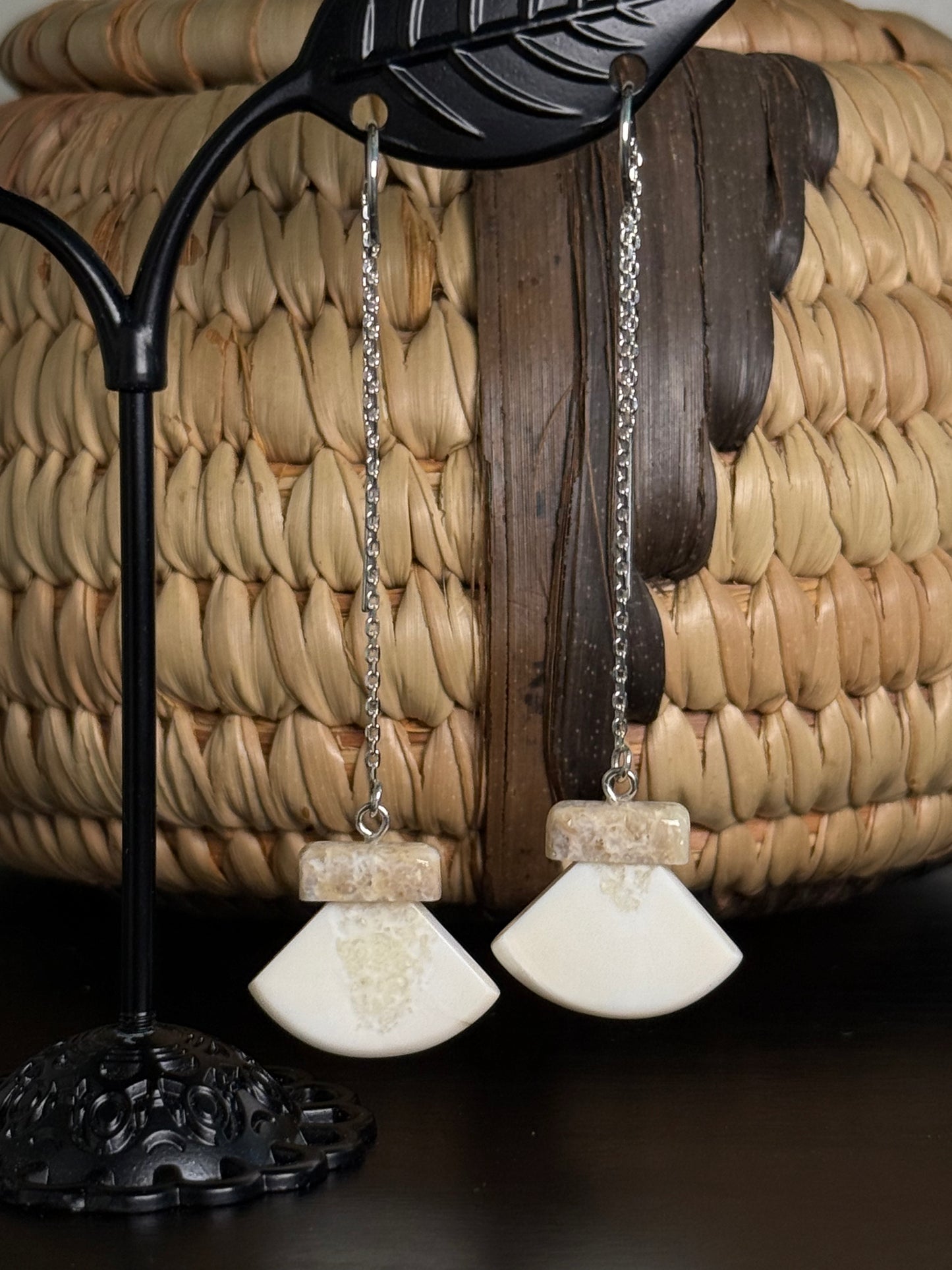 Ivory Uluaq Threader Earrings