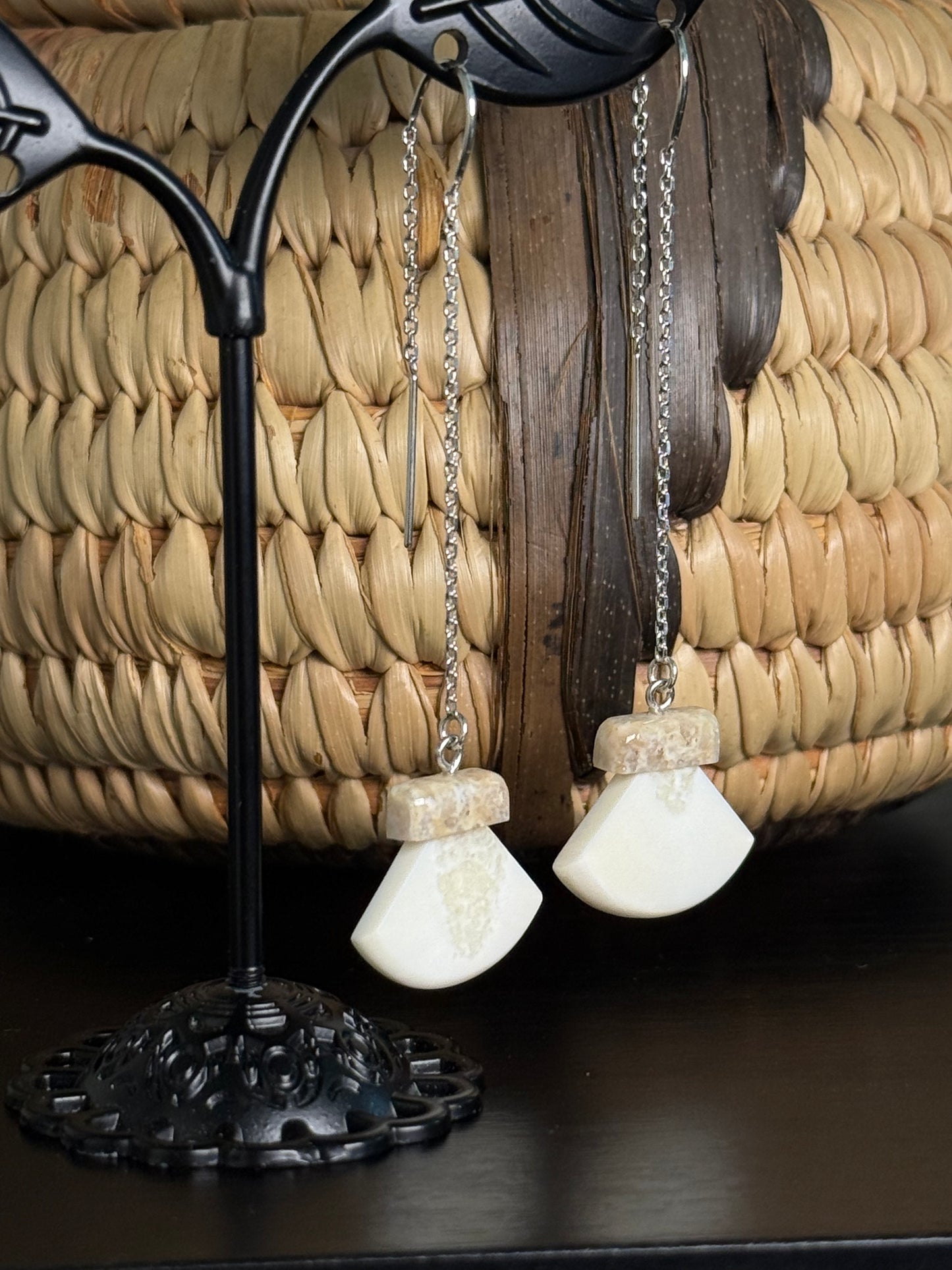 Ivory Uluaq Threader Earrings