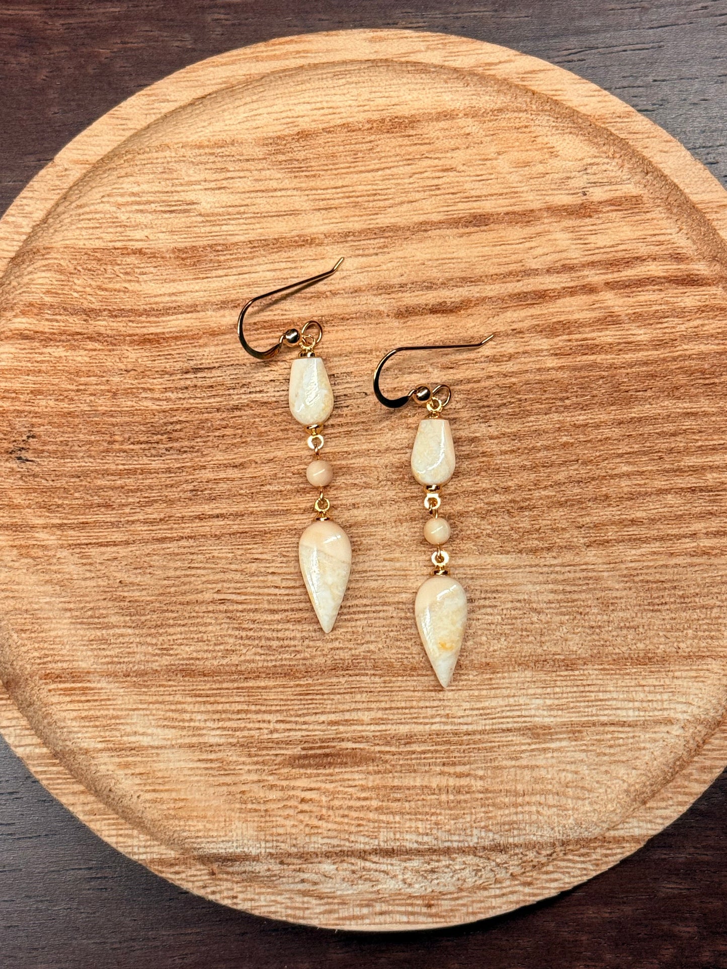 Harmony Tusk Drop Earrings