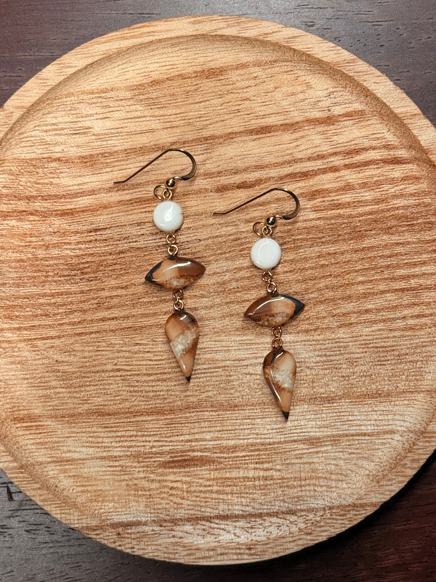 Ivory Trinity Earrings