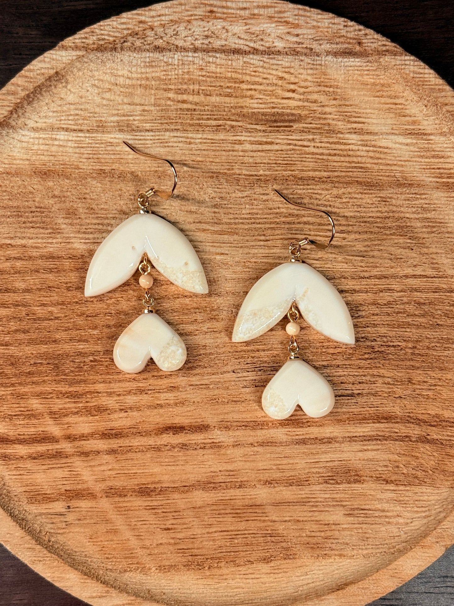 Ivory Heart Drops
