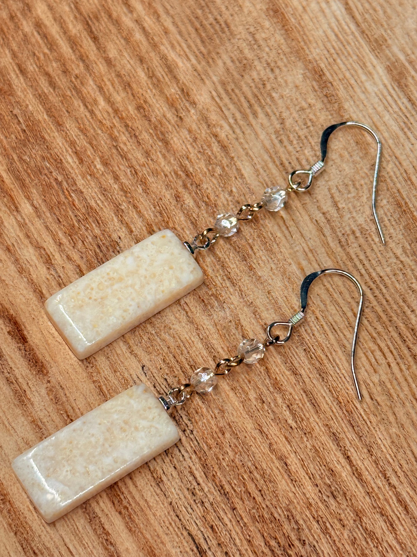 Ivory Bar Earrings