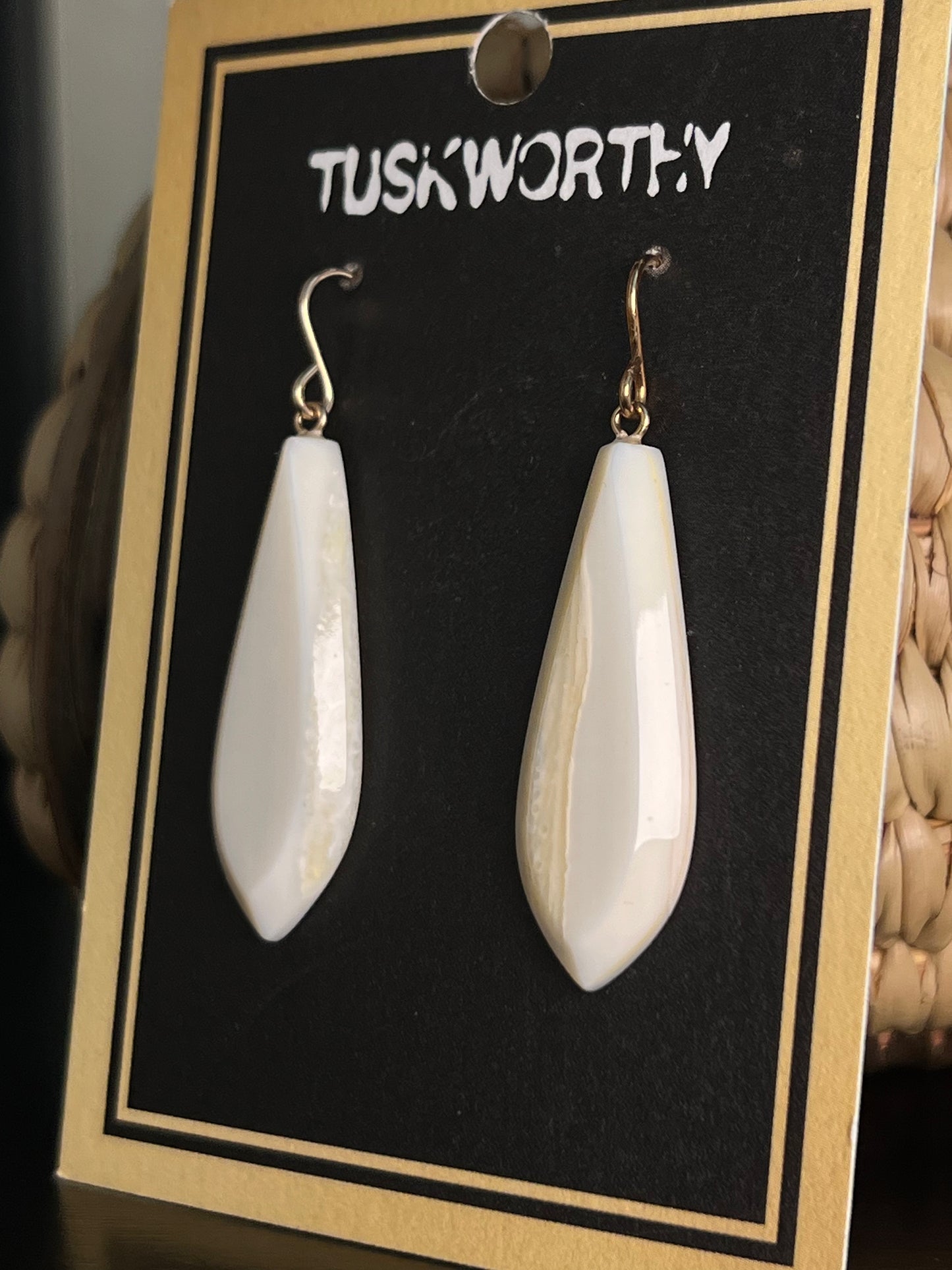 Ivory Drop Earrings