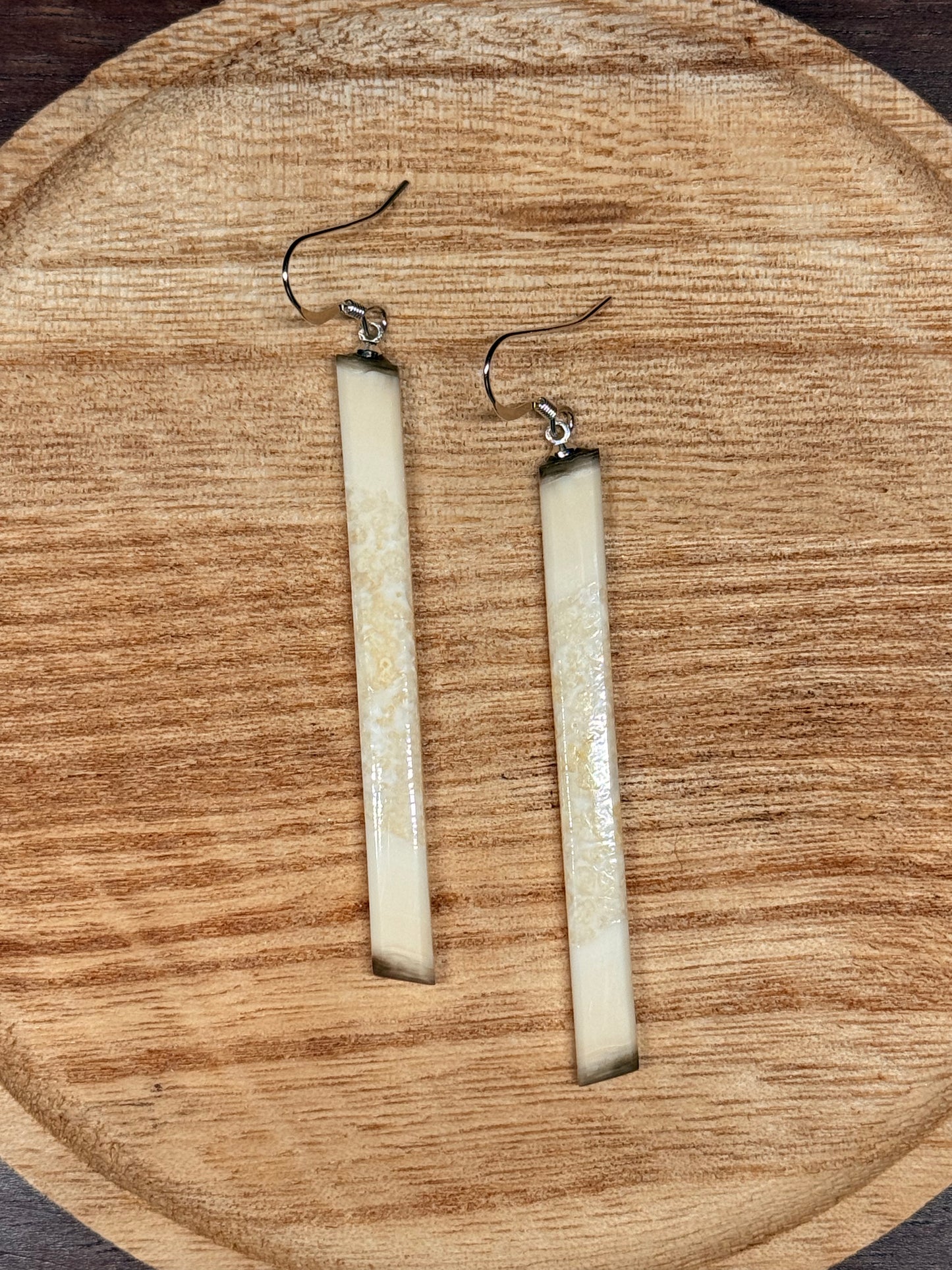 Ivory Bar Earrings