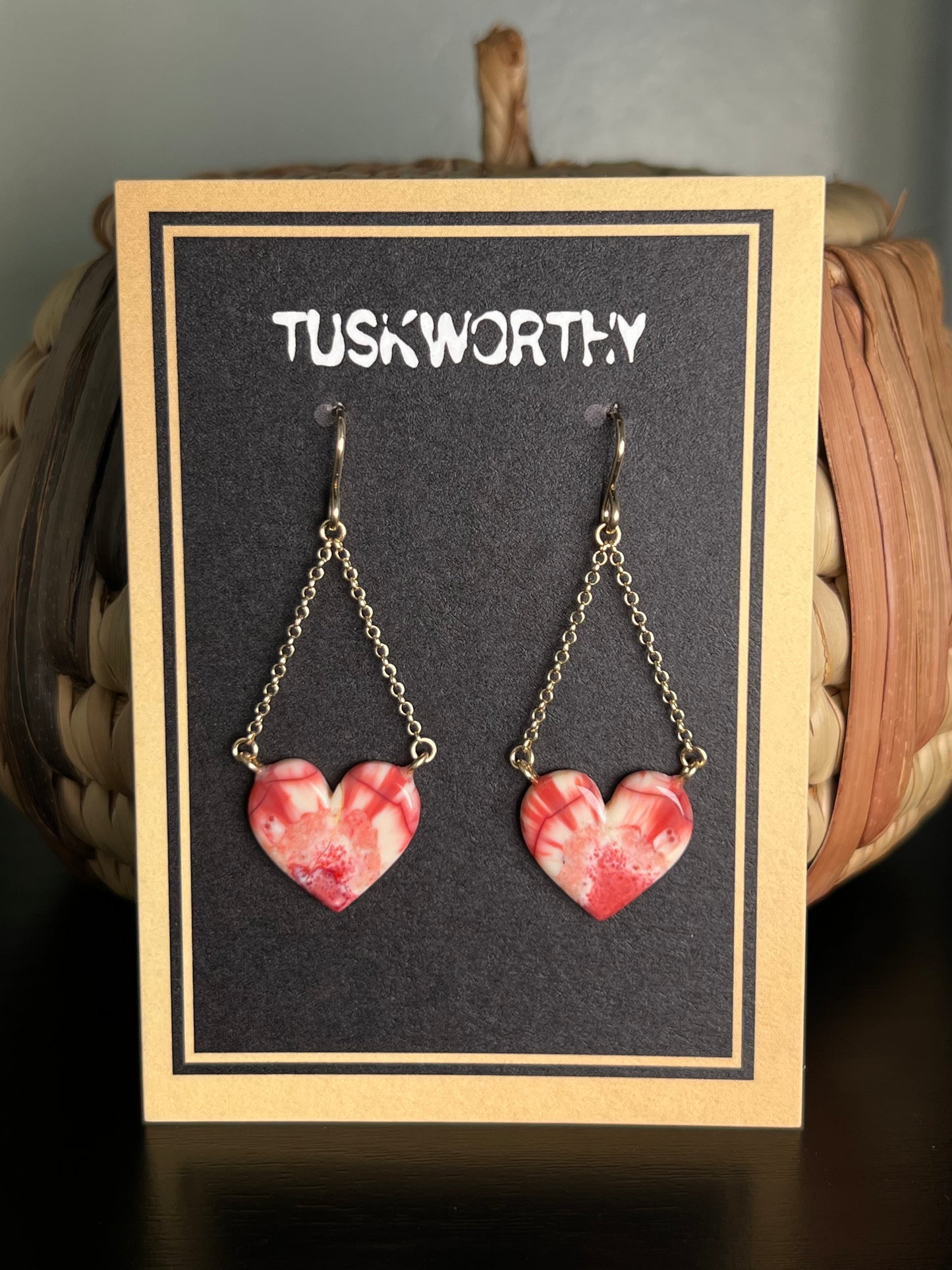 Rose Ivory Heart Drops