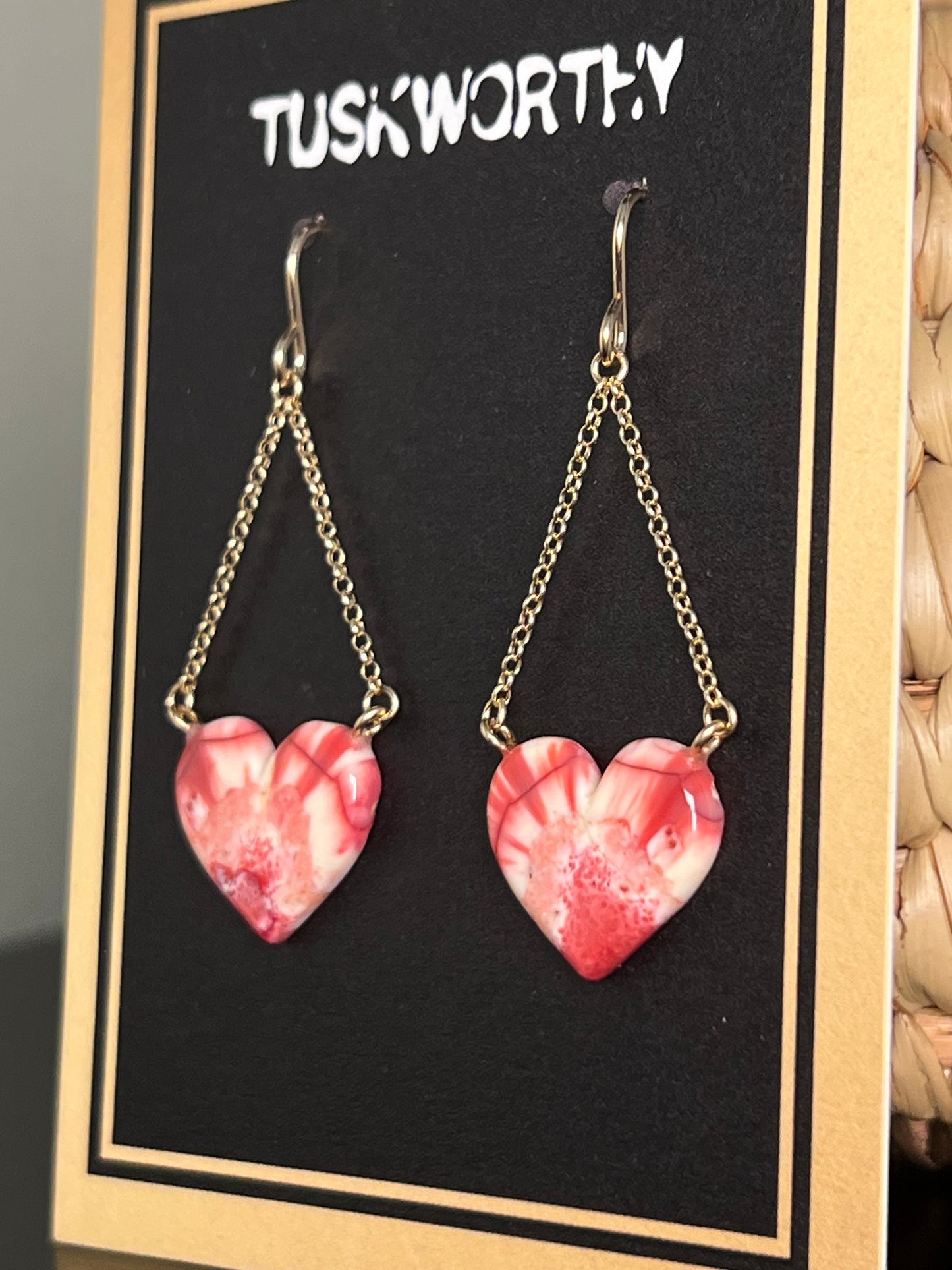 Rose Ivory Heart Drops