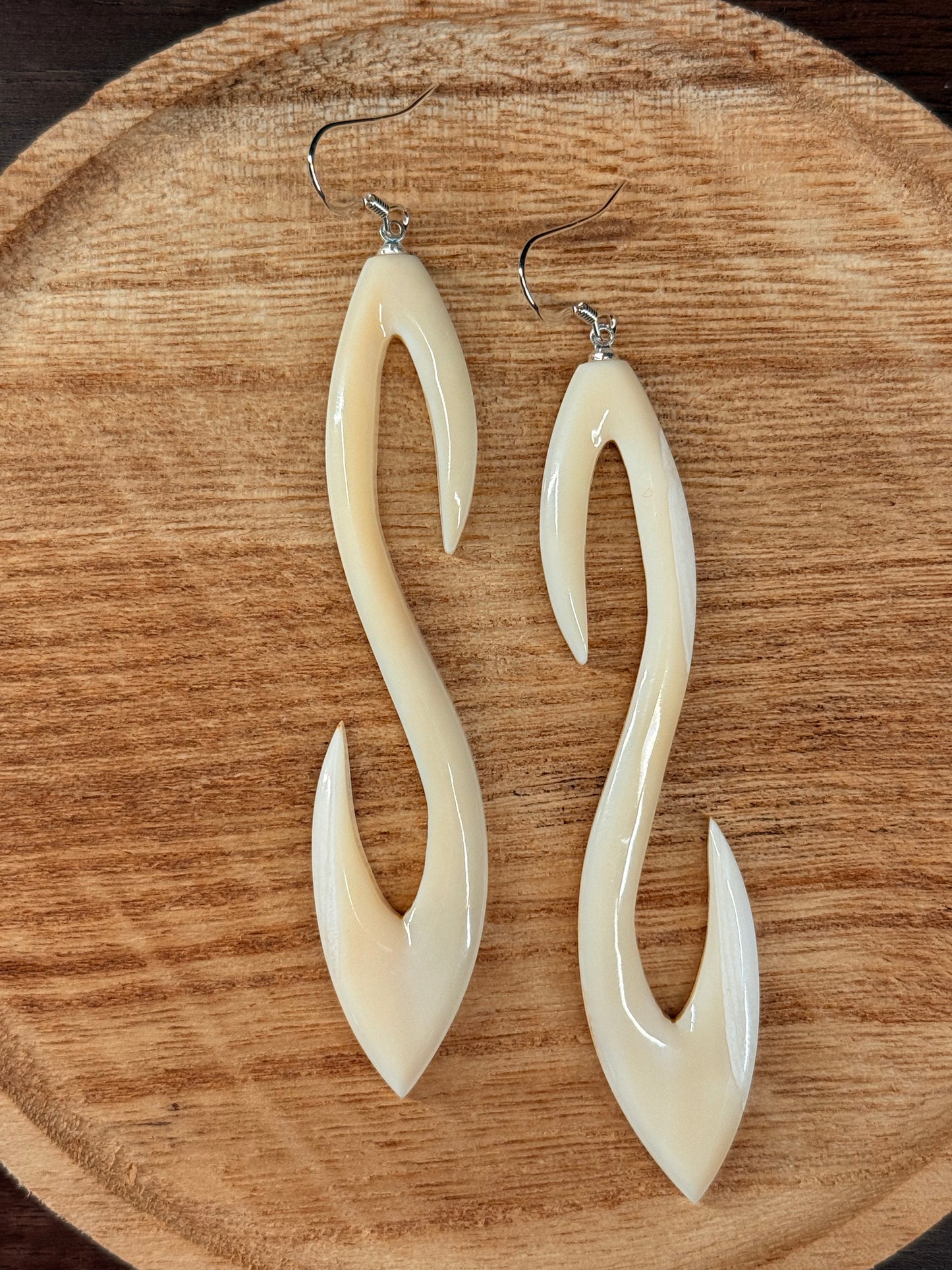 Infinite Self Ivory Earrings