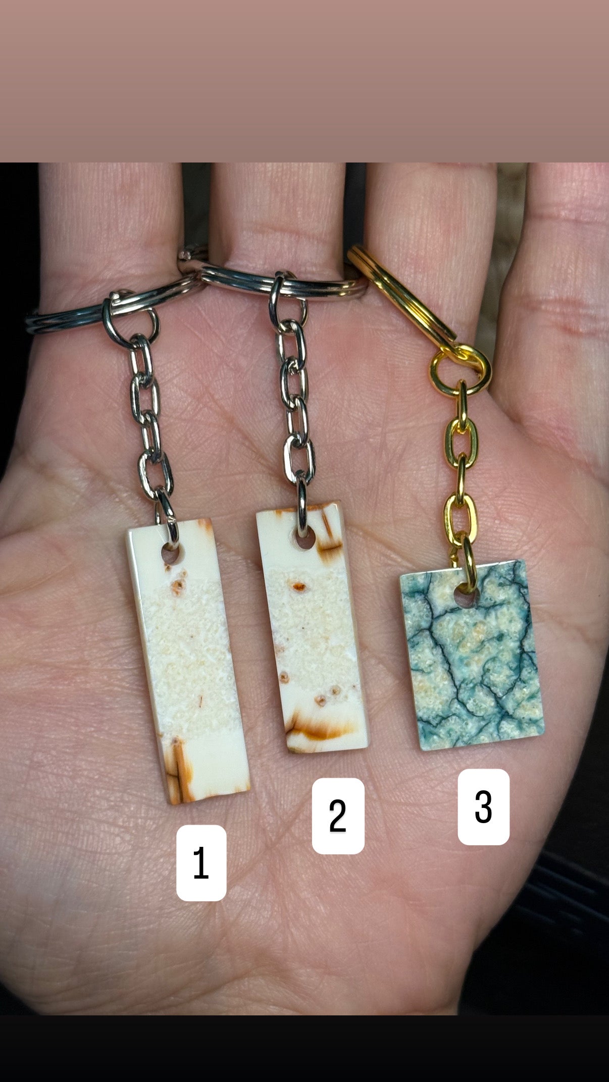 Ivory Keychains