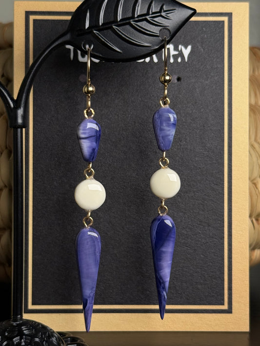 Harmony Tusk Drop Earrings