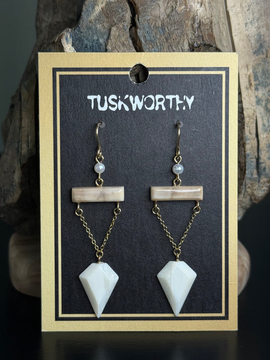 Ivory Drop Earrings