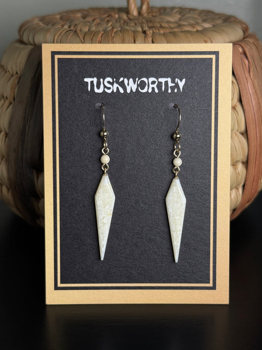 Ivory Spike Earrings