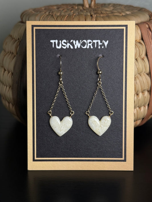 Ivory Heart Drops