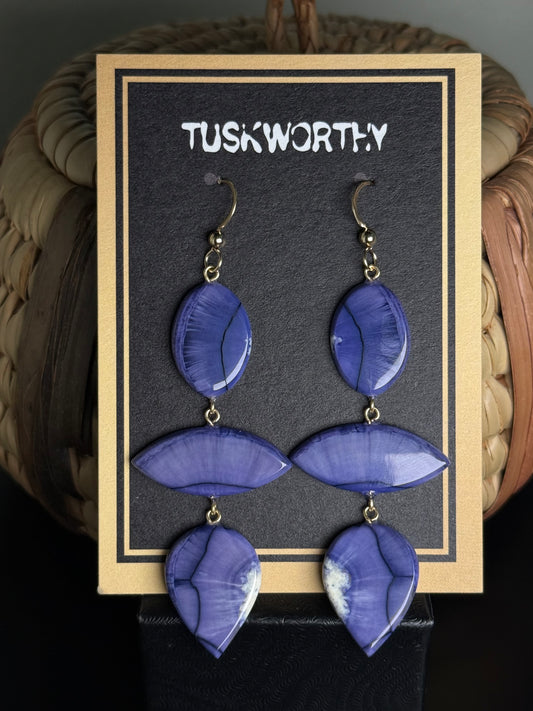 Ivory Trinity Earrings