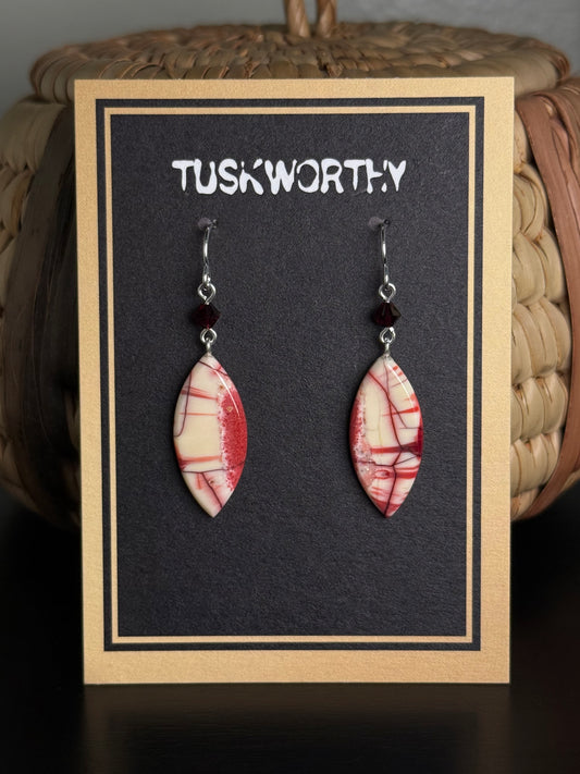 Ivory Petal Earrings