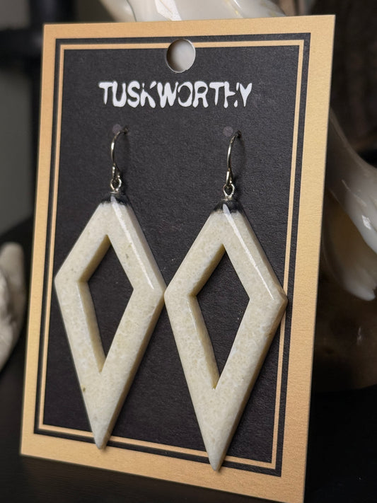 Aurora Point Ivory Earrings