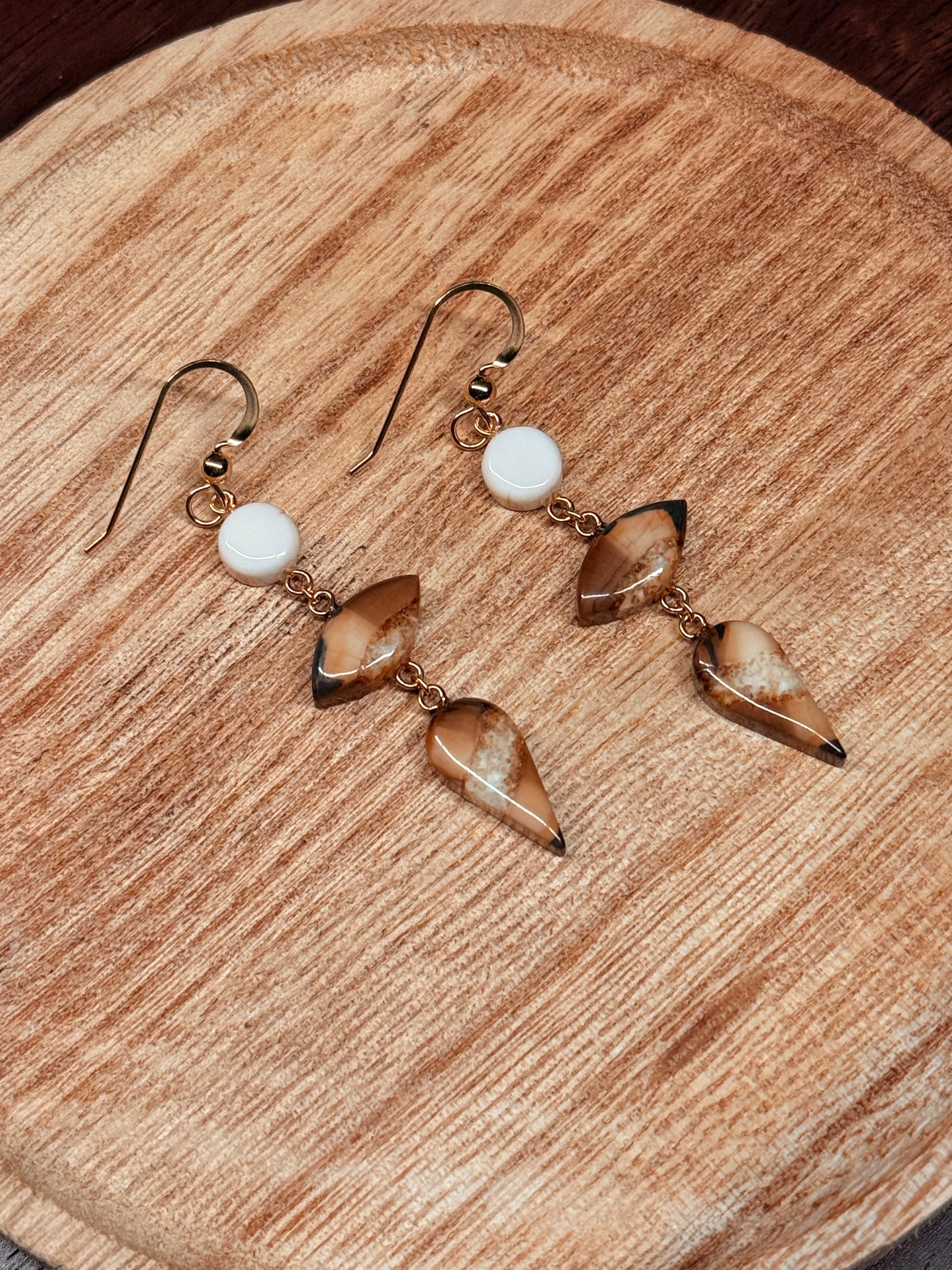 Ivory Trinity Earrings