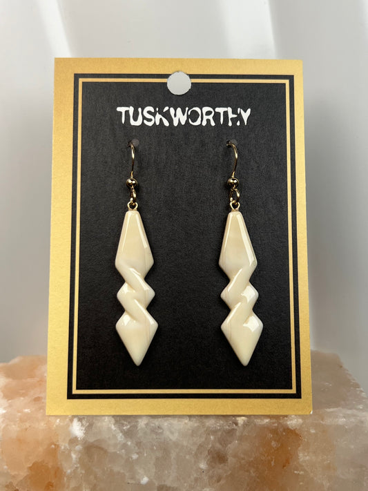 Ivory Twist Earrings