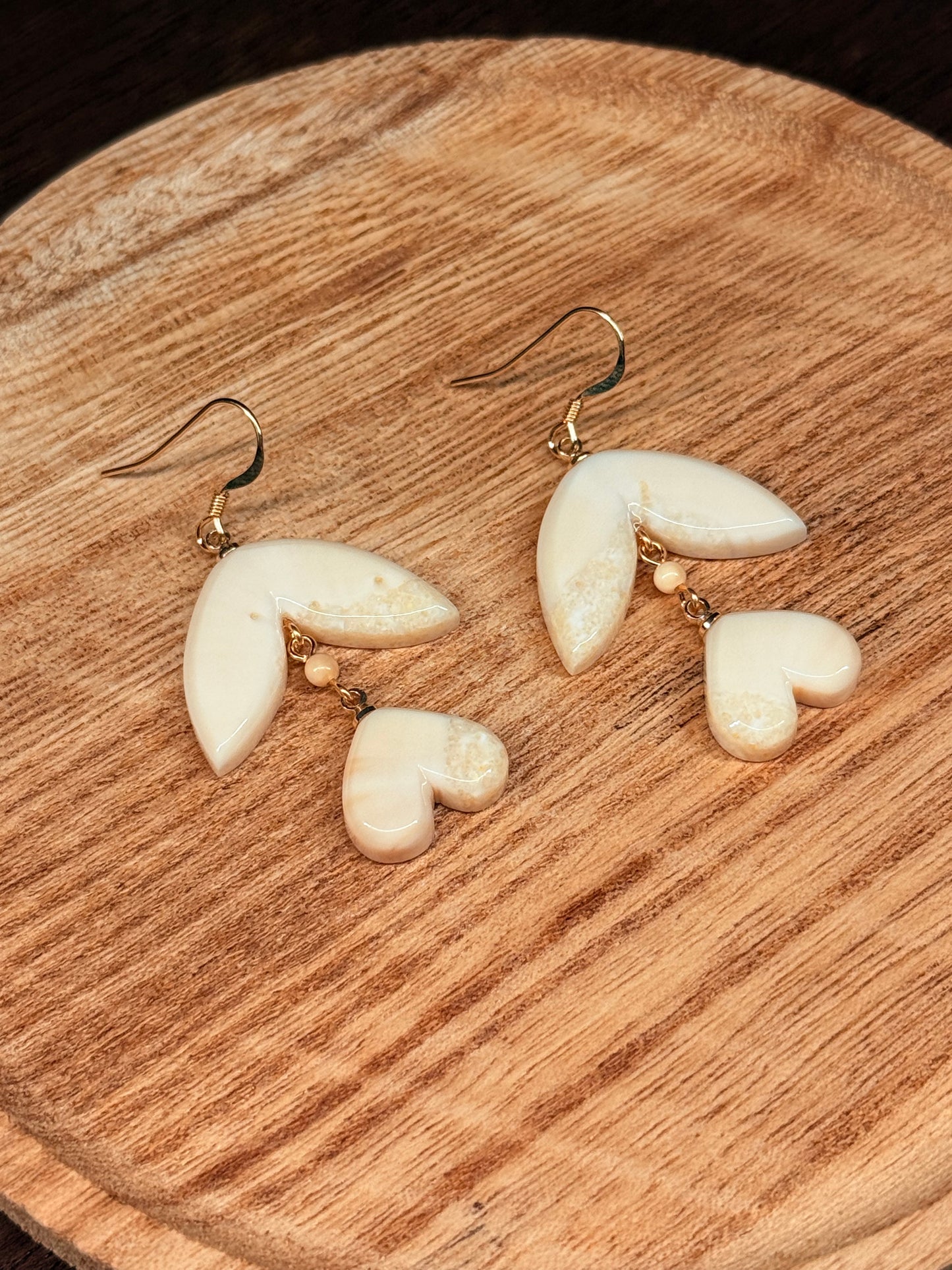 Ivory Heart Drops