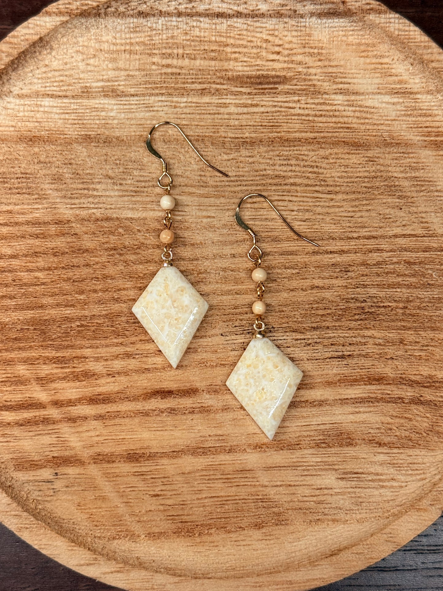 Ivory Diamond Earrings