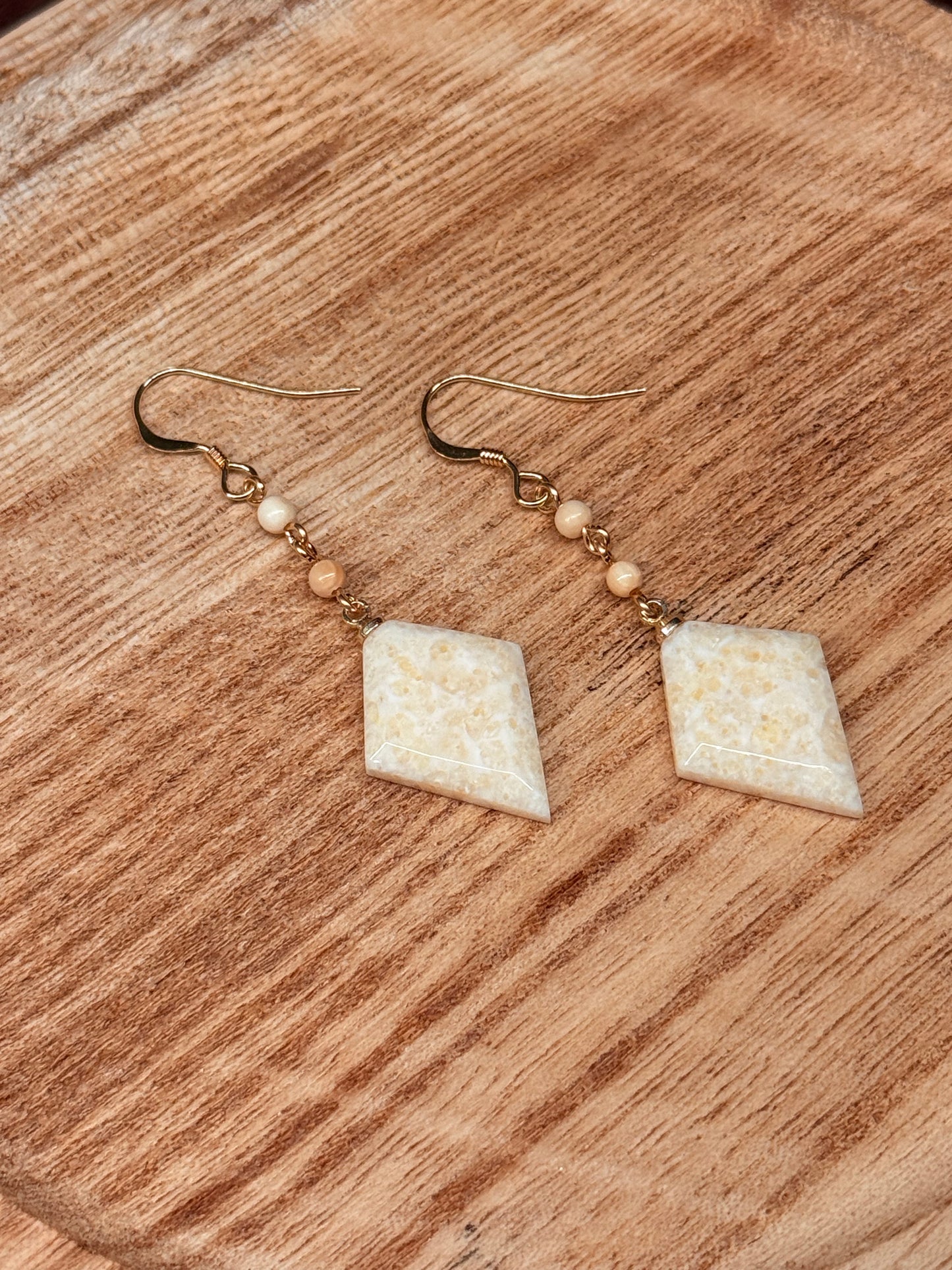 Ivory Diamond Earrings