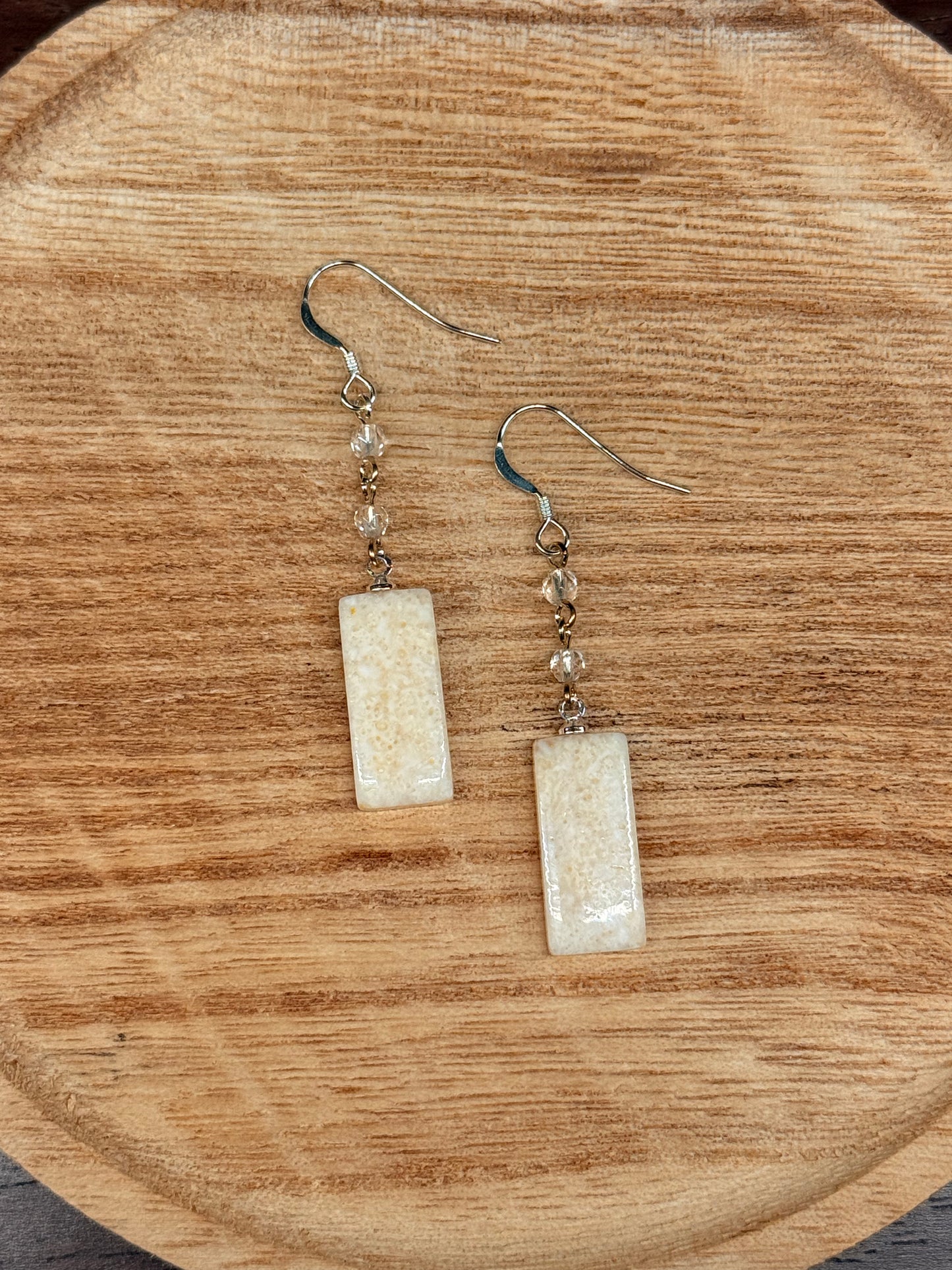 Ivory Bar Earrings