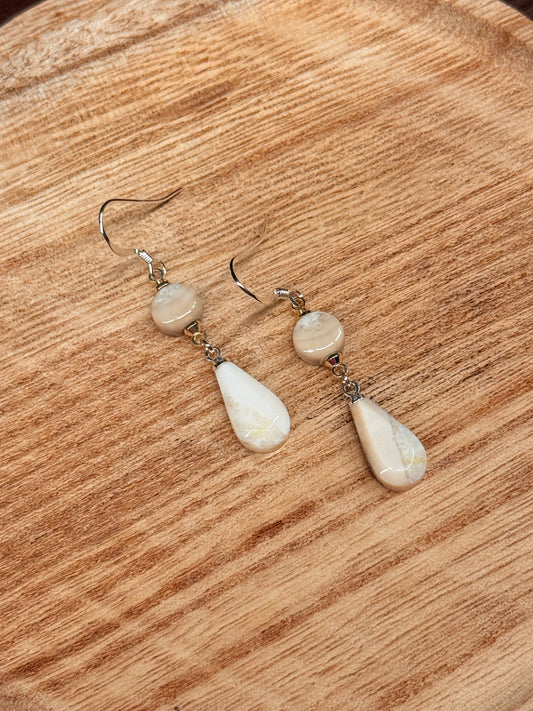 Ivory Drop Earrings