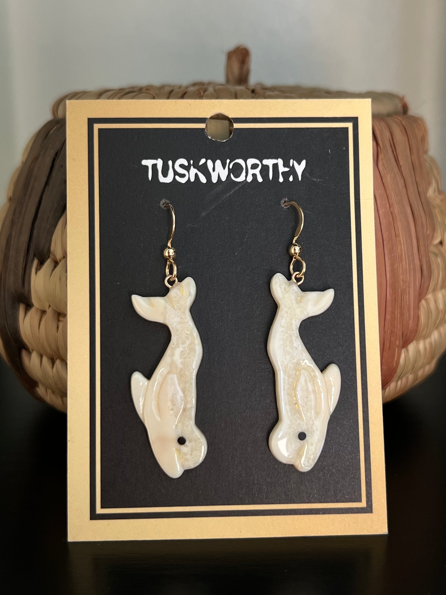 Beluga Earrings