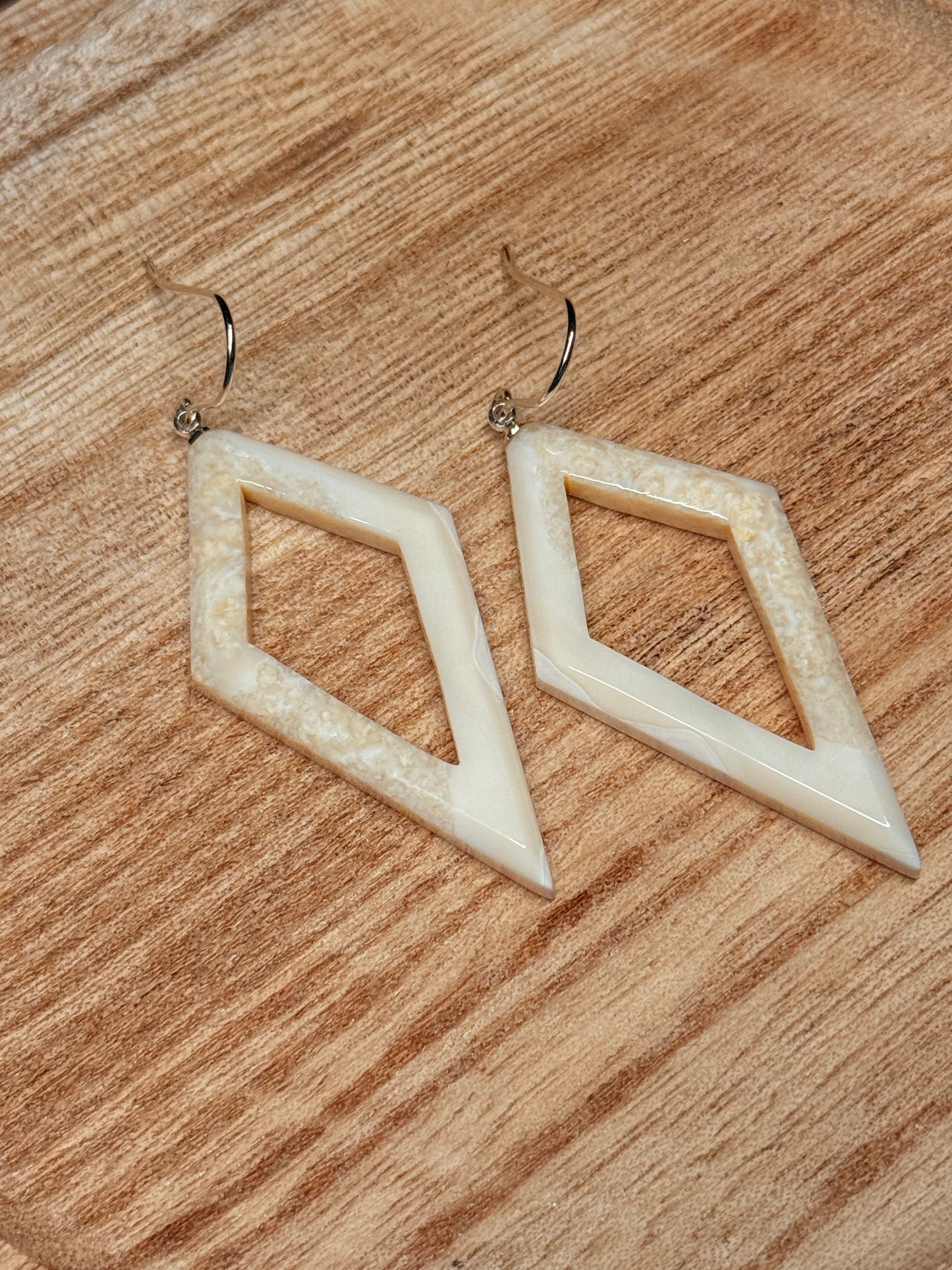 Aurora Point Ivory Earrings