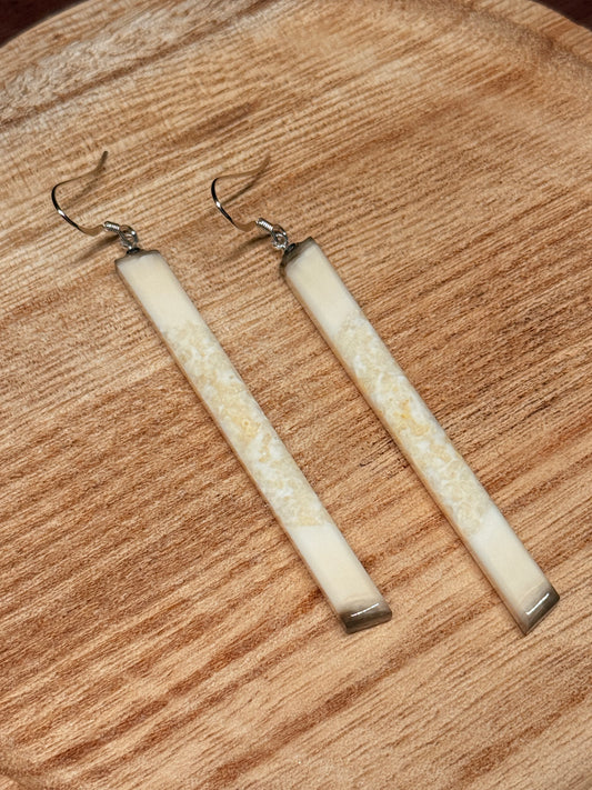 Ivory Bar Earrings