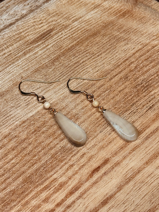 Ivory Drop Earrings