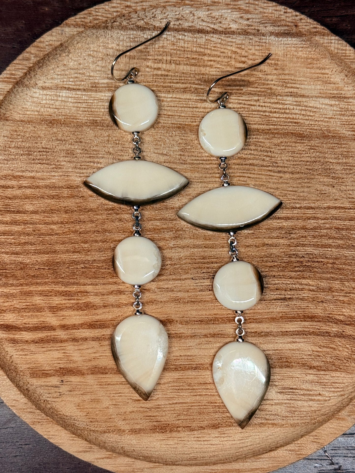 Ivory Pinnacle Earrings