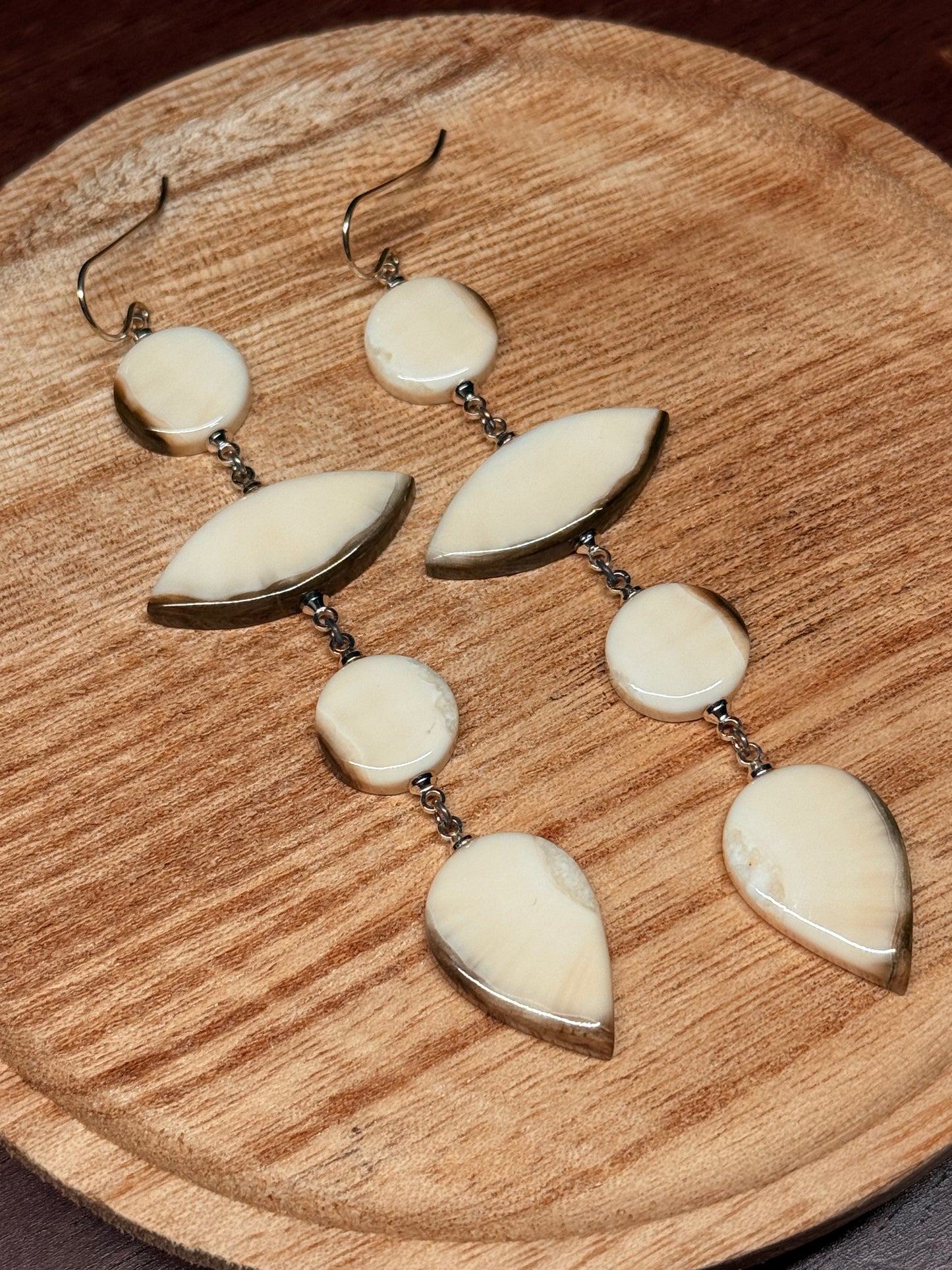Ivory Pinnacle Earrings