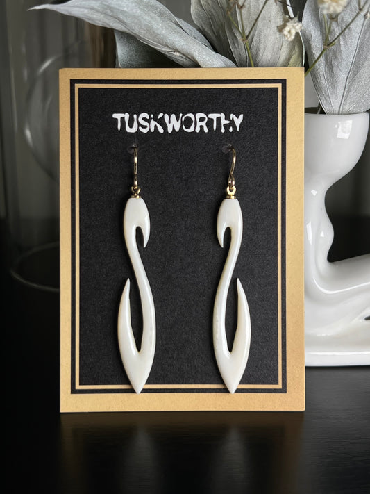 Ivory Infinite Self Earrings