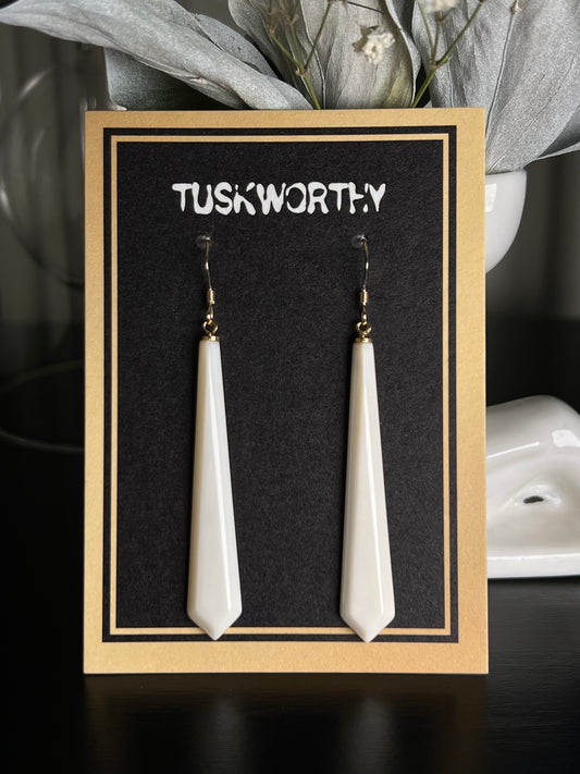 Ivory Icicle Drop Earrings
