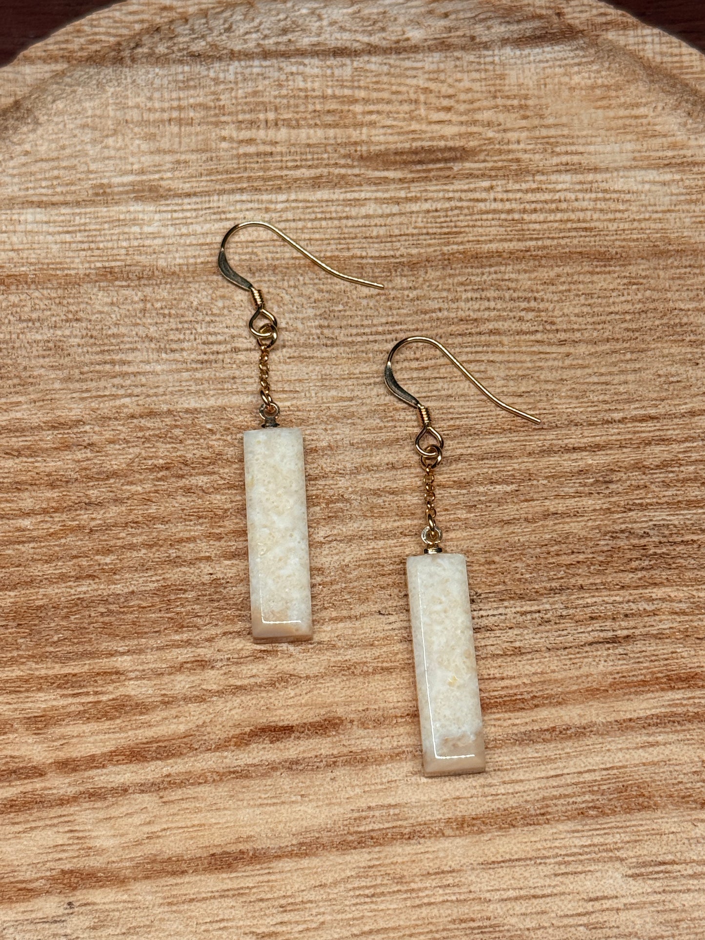 Ivory Bar Earrings