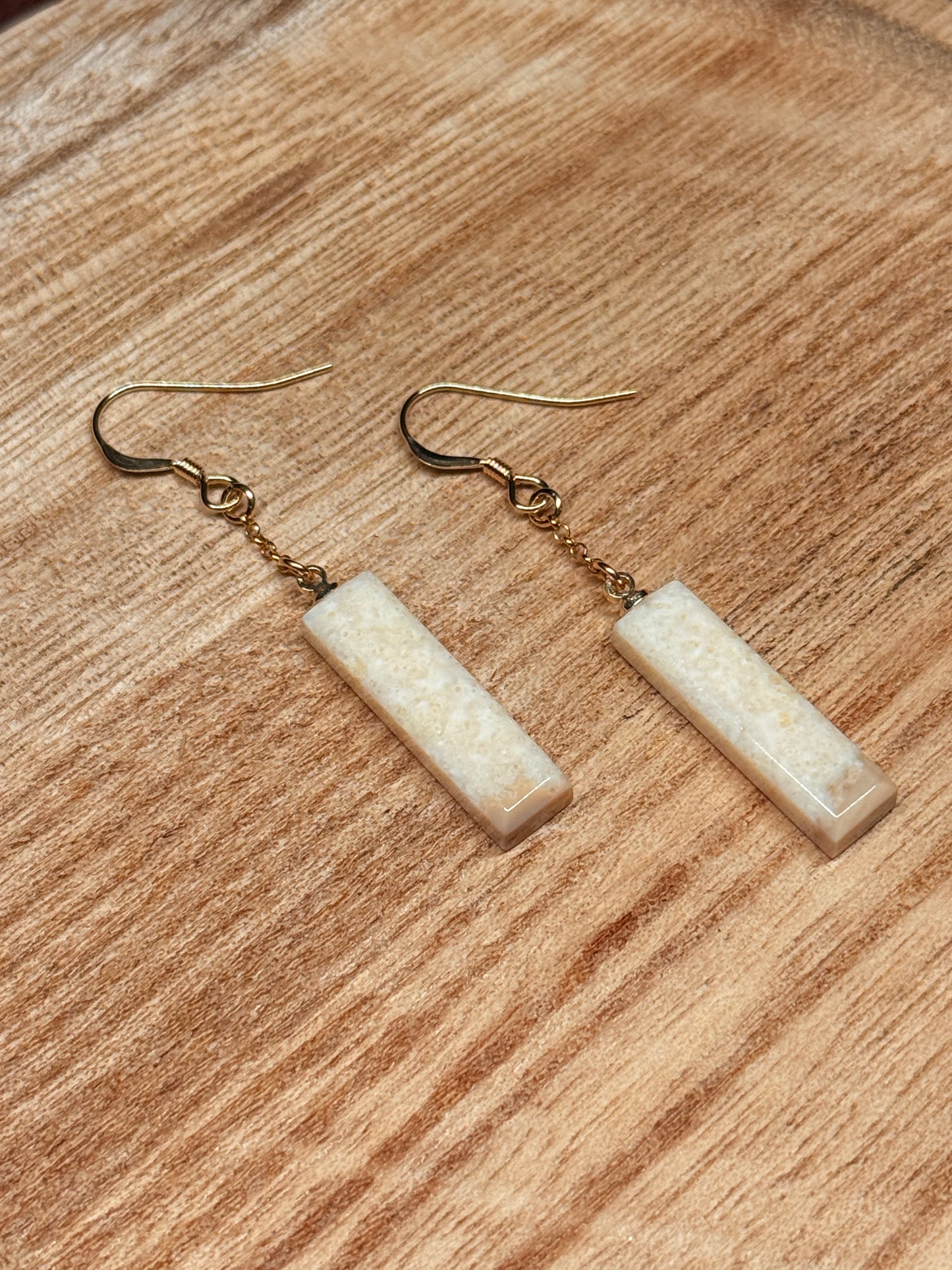 Ivory Bar Earrings