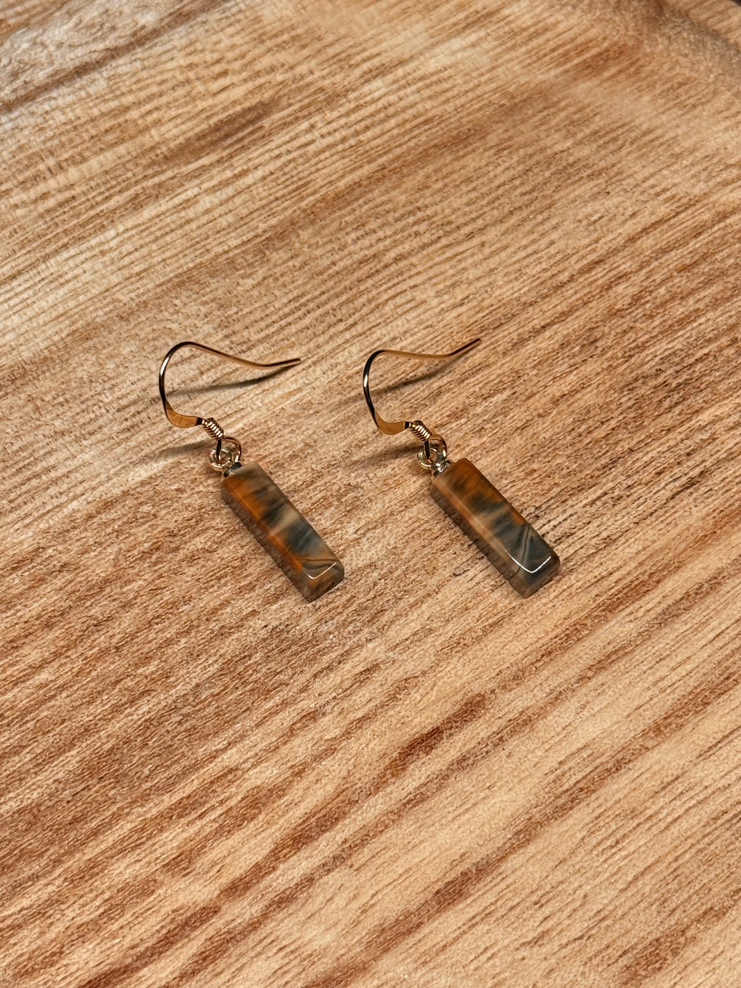 Mini Ivory Bar Earrings