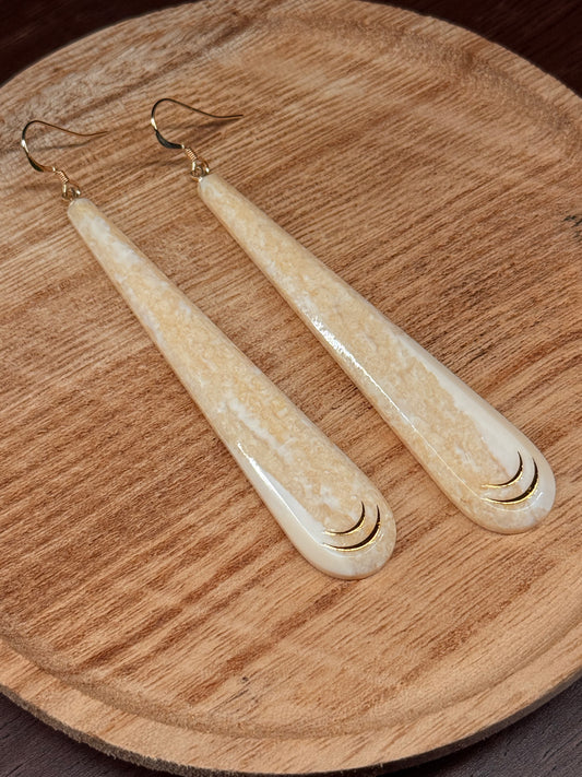 XL Ivory Drop Earrings