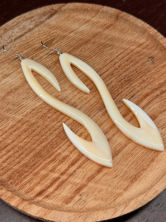 Infinite Self Ivory Earrings