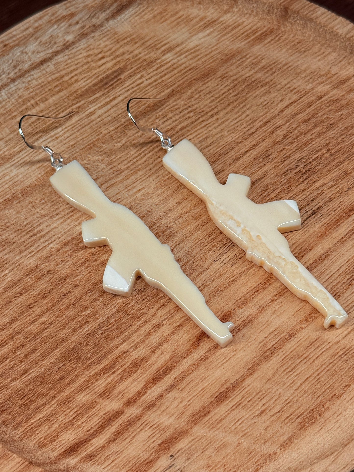 AK-47 Ivory Earrings
