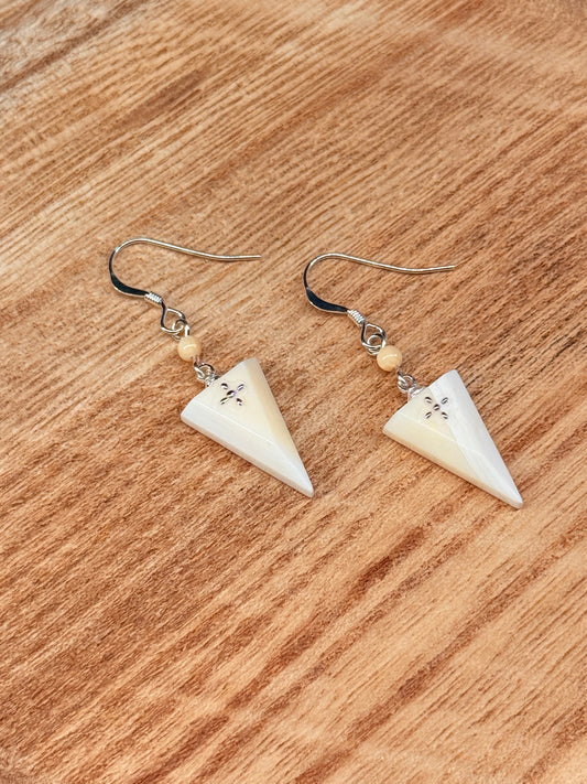 Ivory Spike Earrings